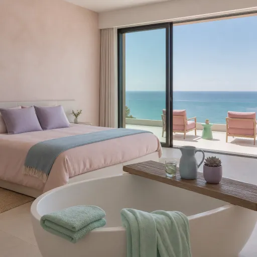 An elevated stay in the Esperanza one bedroom oceanview spa suite in Los Cabos